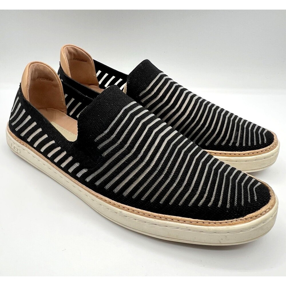 UGG Sammy Breeze Women’s Slip on Sneaker Black Tan 1109533 Size 9
